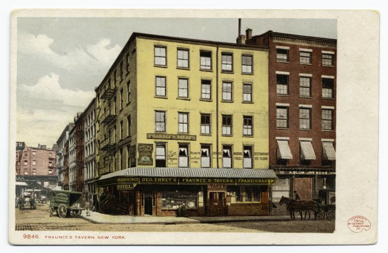 Art Print : Fraunce's Tavern, New York, 1906 - Vintage Wall Art