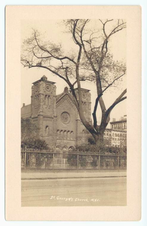 Art Print : St. George's Church, Hanover Square, 1799 - Vintage Wall Art