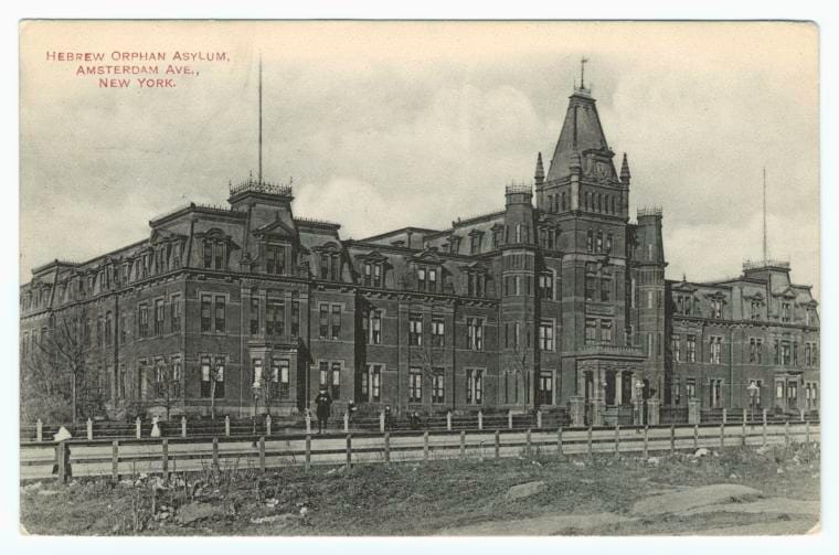 Art Print : Hebrew Orphan Asylum, Amsterdam Ave, New York, 1910 - Vintage Wall Art