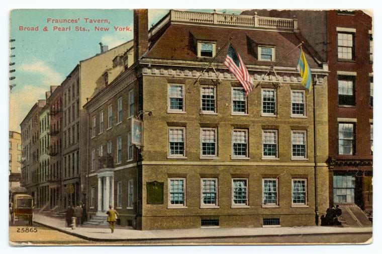Art Print : Fraunces' Tavern, Broad & Pearl STS, New York, 1910 - Vintage Wall Art