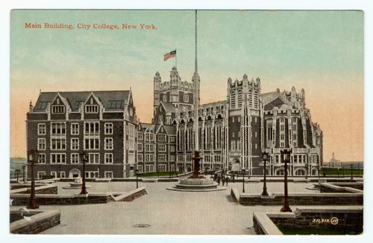 Art Print : Main Building, City College, New York, 1907 - Vintage Wall Art