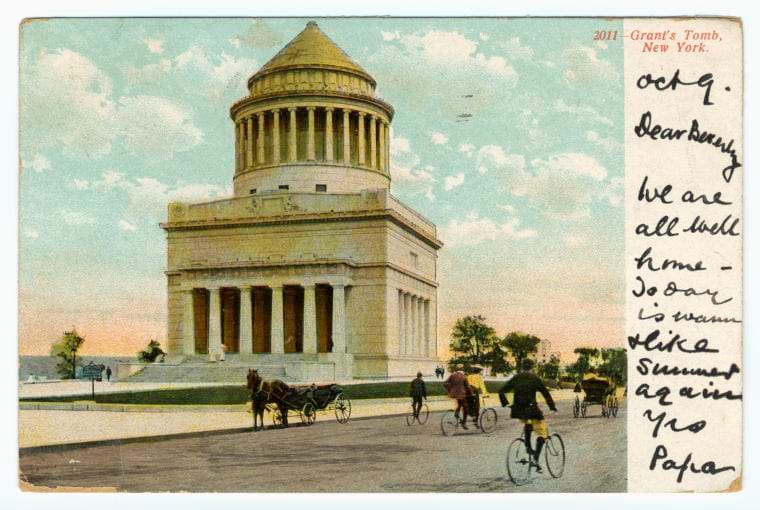 Art Print : Grant's Tomb, New York, 1906 - Vintage Wall Art