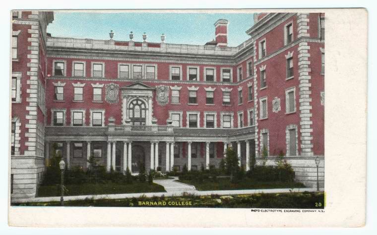 Art Print : Barnard College, 1901 - Vintage Wall Art