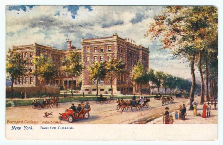 Art Print : New York. Barnard College, 1907 - Vintage Wall Art