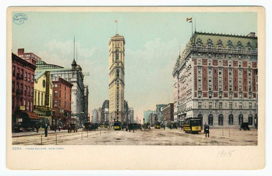 Art Print : Times Square, New York City, 1918 - Vintage Wall Art