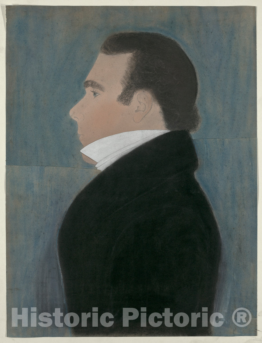 Art Print : Ruth Henshaw Bascom, Mr. William Waters, c.1828 - Vintage Wall Art