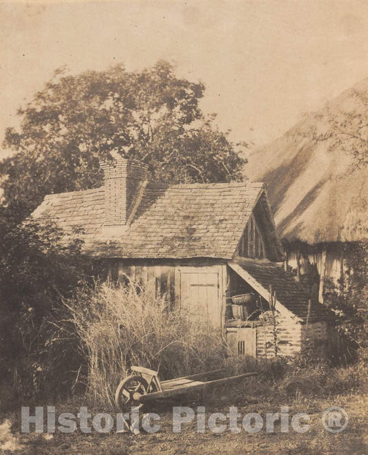 Art Print : Baron Louis-Adolphe Humbert de Molard, La Remise Ã  Outils, ChÃ¢teau d'Argentelle, Late 1840s - Vintage Wall Art