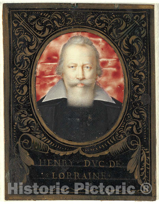 Art Print : Henry, Duke of Lorrain, First Quarter 17th Century - Vintage Wall Art