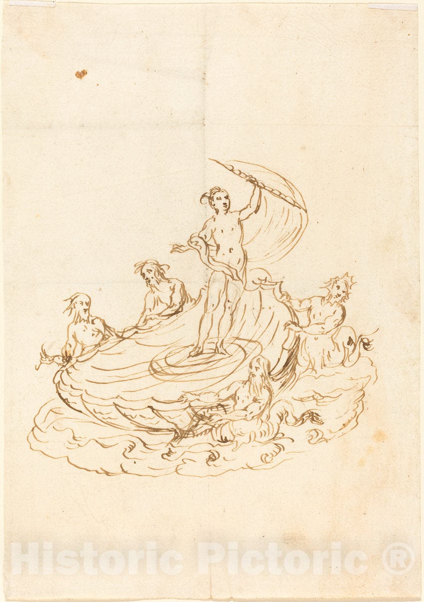 Art Print : A Design for a Saltcellar - Vintage Wall Art