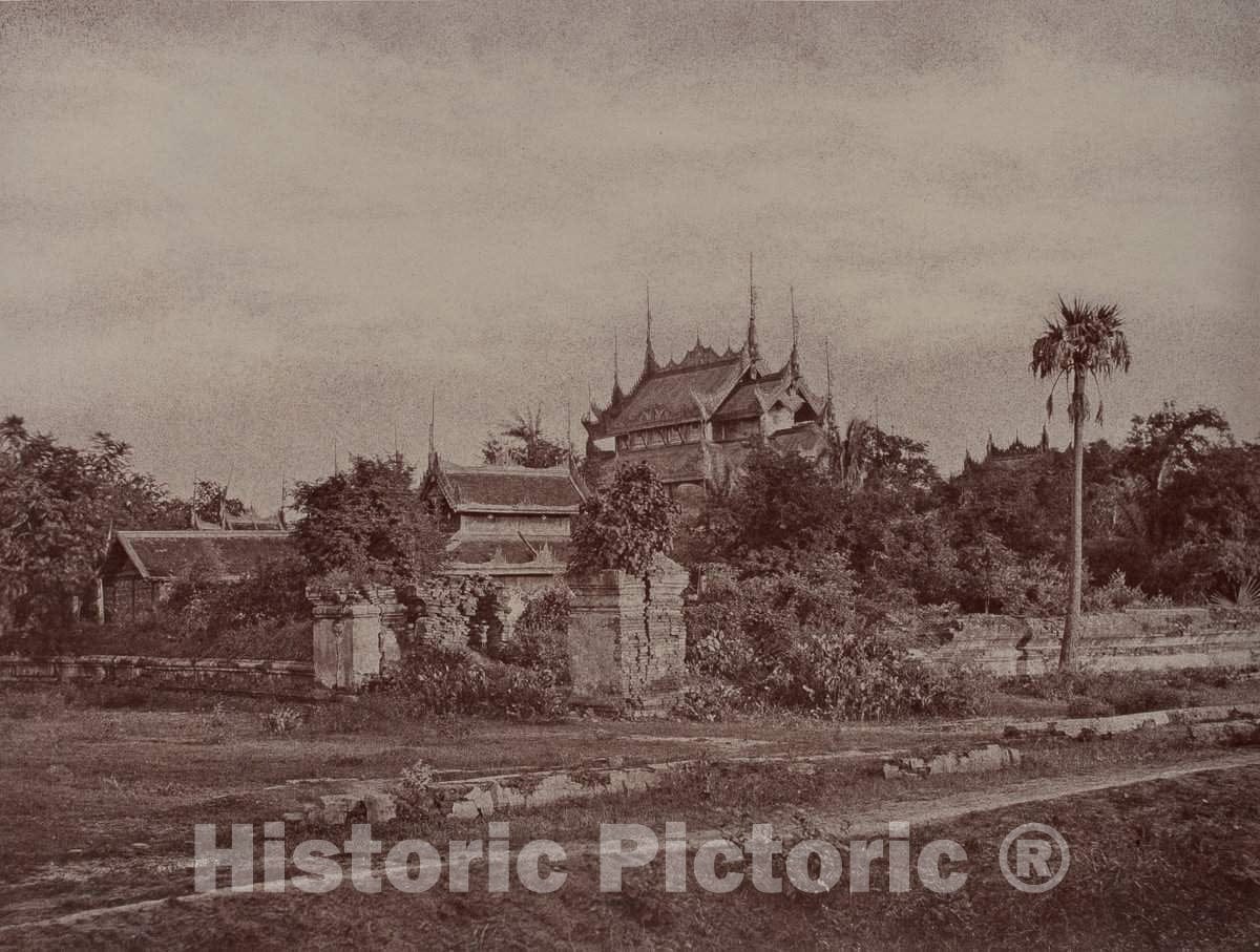 Art Print : Linnaeus Tripe, Amerapoora: My-au-dyk Kyoung, 1855 - Vintage Wall Art