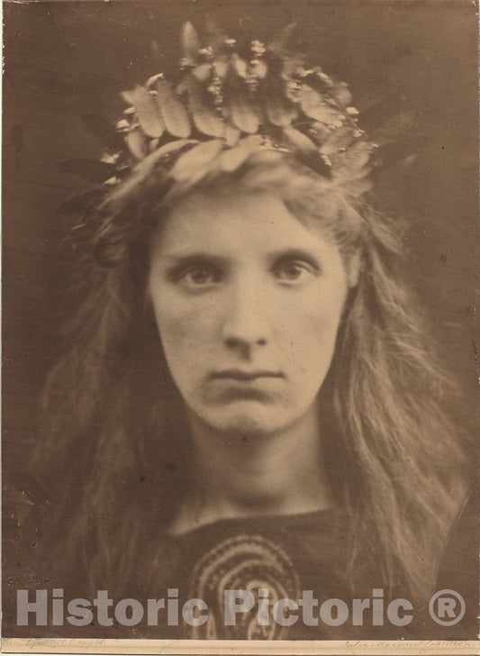 Art Print : Julia Margaret Cameron, Mrs. Keene, 1866 - Vintage Wall Art