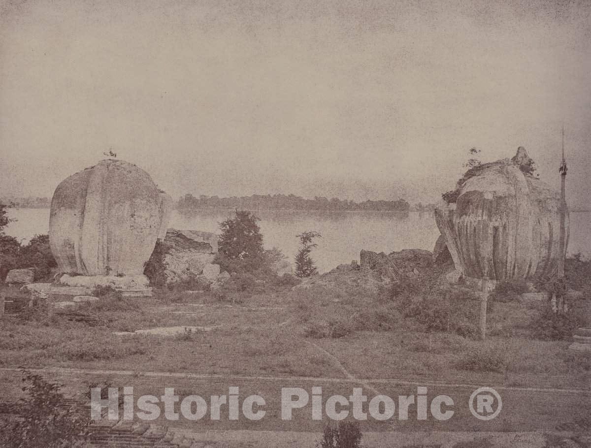 Art Print : Linnaeus Tripe, Mengoon: Ruined Griffins, 1855 - Vintage Wall Art