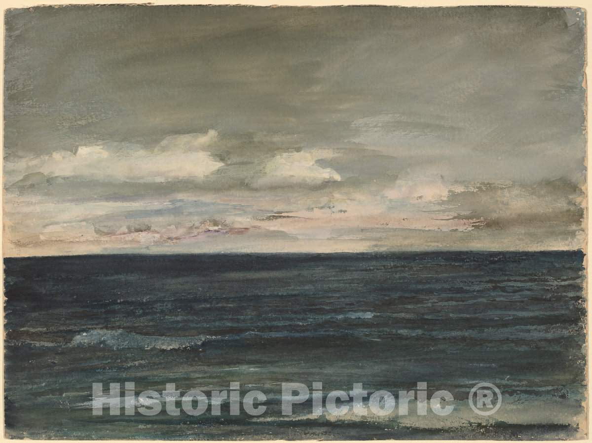 Art Print : John La Farge, Lesson Study on Jersey Coast, 1881 - Vintage Wall Art