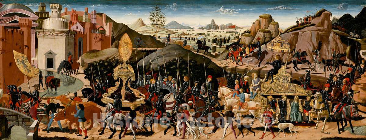 Art Print : Biagio d', The Triumph of Camillus, c.1473 - Vintage Wall Art