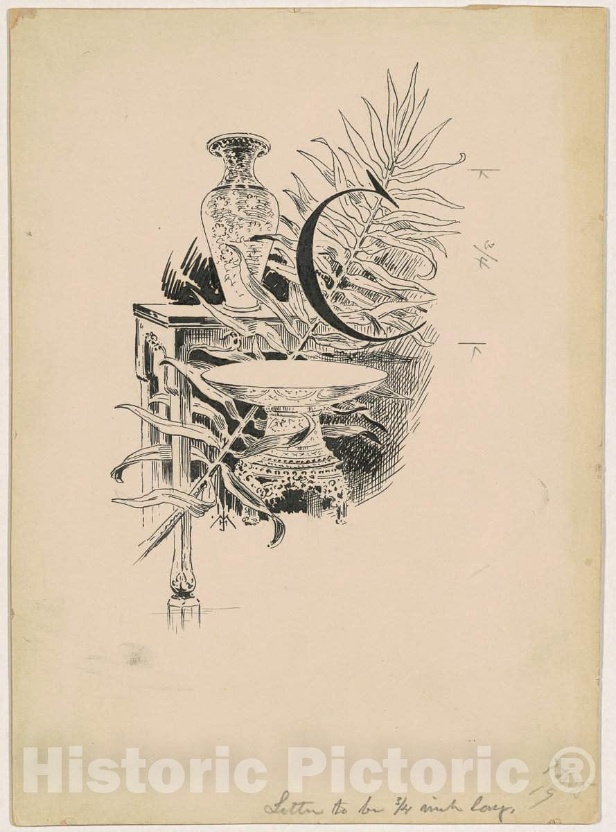 Art Print : James Henry Moser, CloisonnÃ©, 1890-1891 - Vintage Wall Art