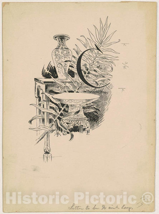 Art Print : James Henry Moser, CloisonnÃ©, 1890-1891 - Vintage Wall Art