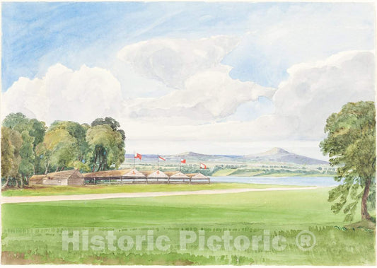 Art Print : Bulwer, Shane's Castle, Tenants' Dinner - Vintage Wall Art