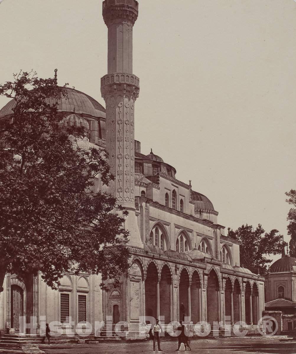 Art Print : Robertson, and Felice Beato, Mosque du Shah Zaidel, 1857 - Vintage Wall Art