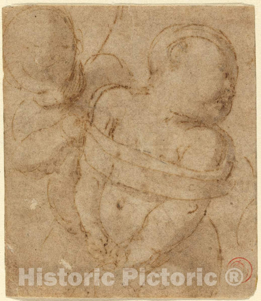 Art Print : Raphael, Cupid Bound - Vintage Wall Art