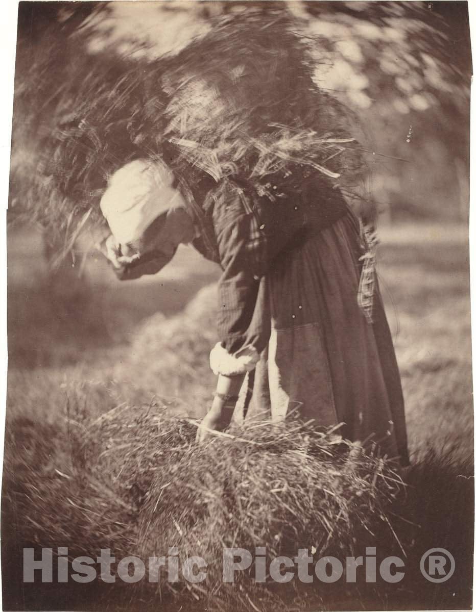 Art Print : Auguste Giraudon's, Peasant, c. 1870 - Vintage Wall Art