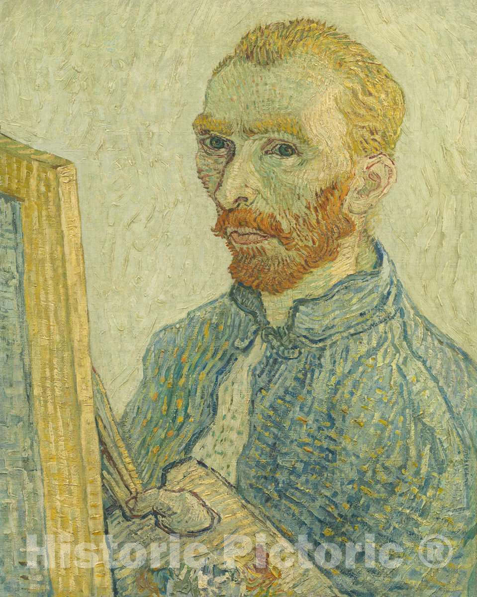 Art Print : Van Gogh, Portrait of Vincent Van Gogh, c.1927 - Vintage Wall Art