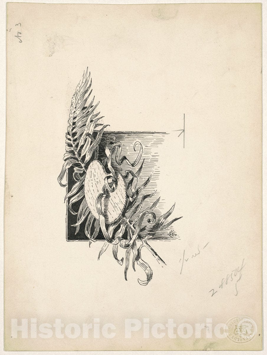 Art Print : James Henry Moser, Palette, 1890-1891 - Vintage Wall Art