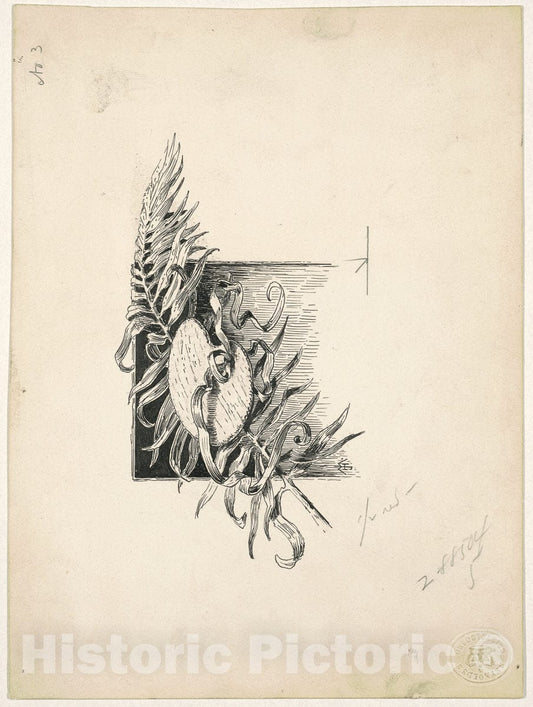 Art Print : James Henry Moser, Palette, 1890-1891 - Vintage Wall Art