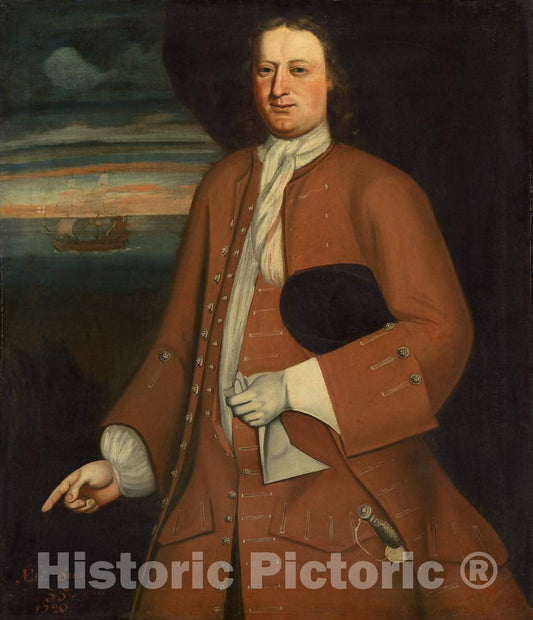 Art Print : Nehemiah Partridge, Mr. Willson, 1720 - Vintage Wall Art