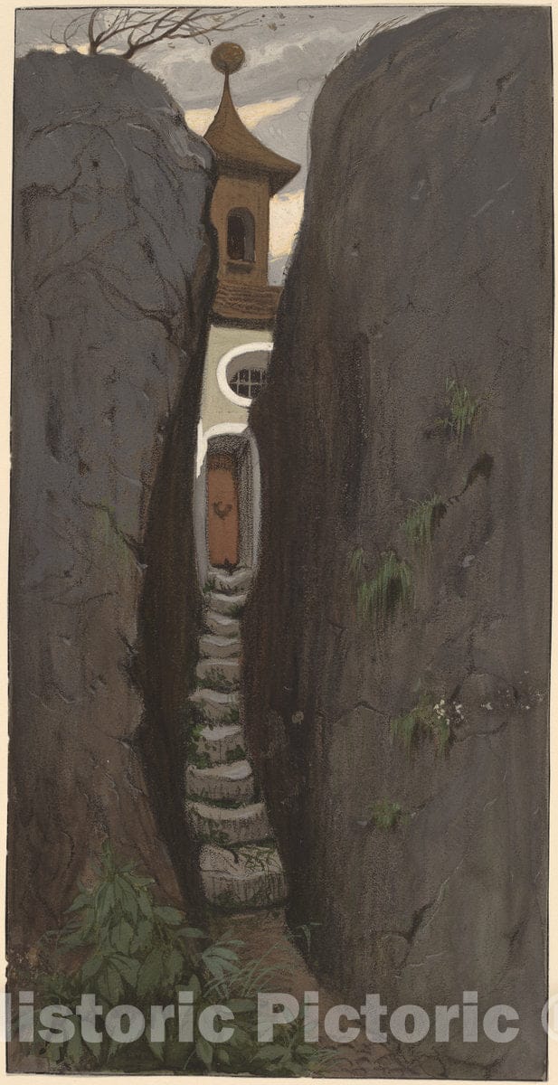 Art Print : Elihu Vedder, VitrÃ©, c. 1877 - Vintage Wall Art