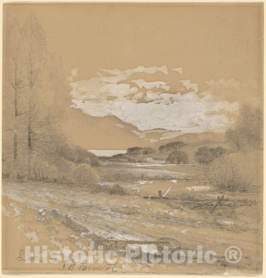 Art Print : John Bunyan Bristol, Lake George - Vintage Wall Art