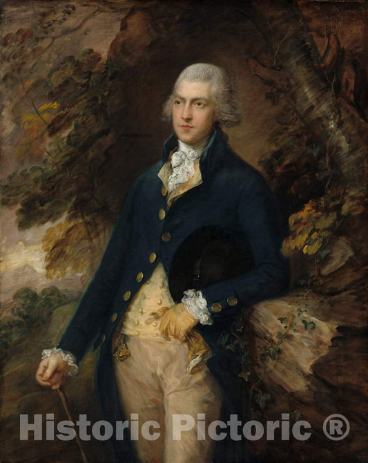 Art Print : Thomas Gainsborough, Francis Basset, Lord de Dunstanville, c. 1786 - Vintage Wall Art
