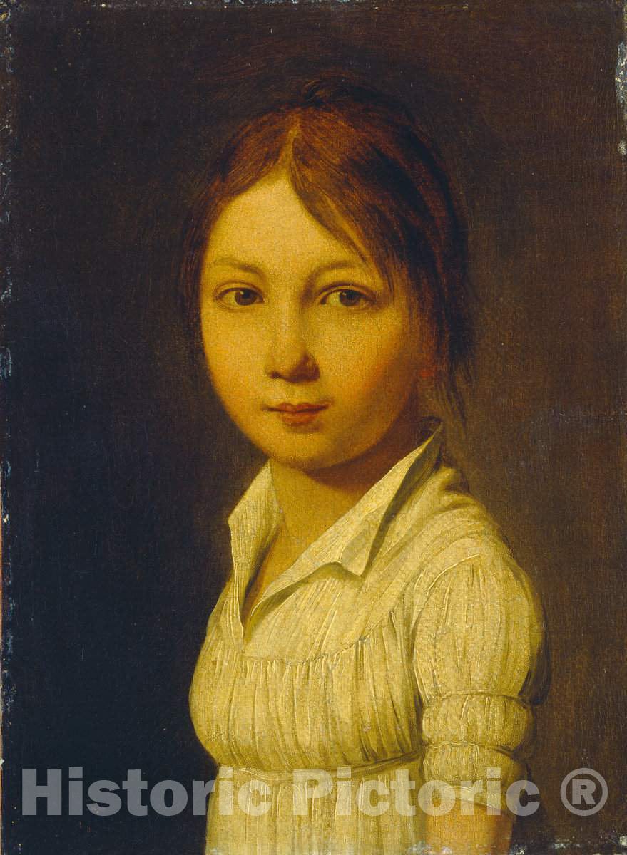 Art Print : Louis-LÃ©opold Boilly, Malvina Mortier de TrÃ©vise, c.1811 - Vintage Wall Art