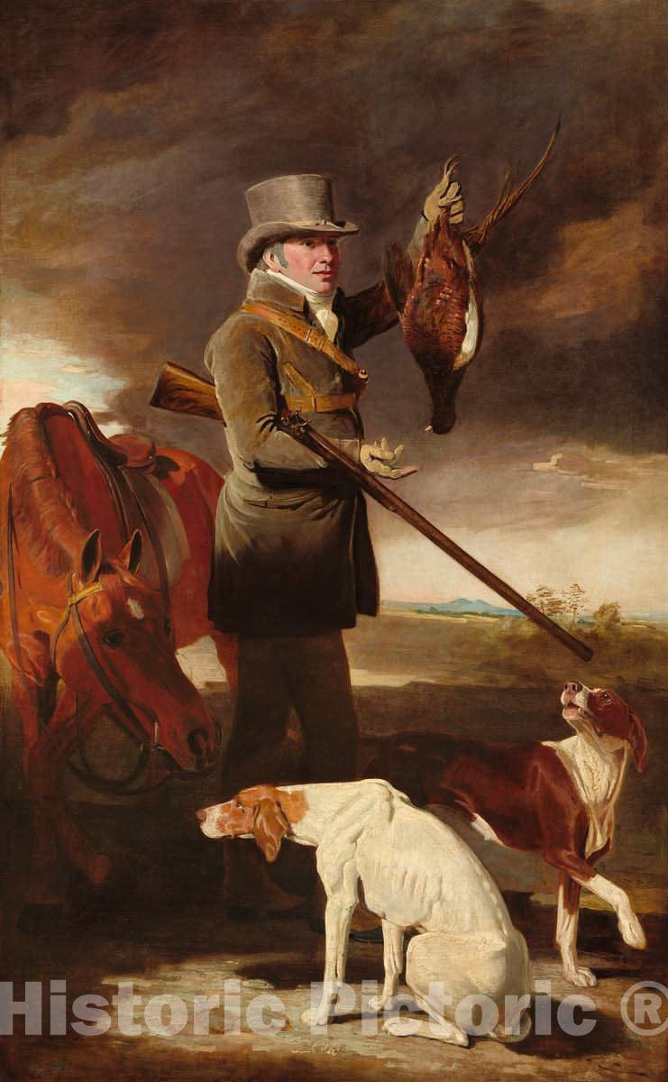 Art Print : Benjamin Marshall, J.G. Shaddick, The Celebrated Sportsman, 1806 - Vintage Wall Art