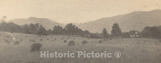 Art Print : Joseph T. Keiley, Landscape with Trees and Mountains, c. 1900 - Vintage Wall Art