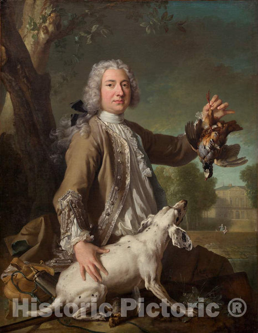Art Print : Baptiste Oudry, Henri Camille, Chevalier de Beringhen, 1722 - Vintage Wall Art