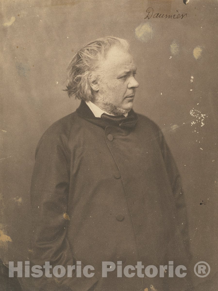 Art Print : Nadar, HonorÃ© Daumier, c.1857 - Vintage Wall Art
