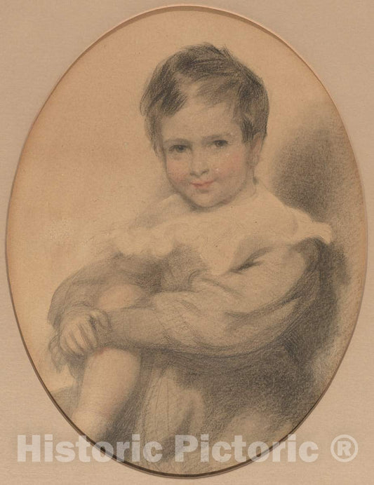 Art Print : Sir Thomas Lawrence, Seated Boy - Vintage Wall Art