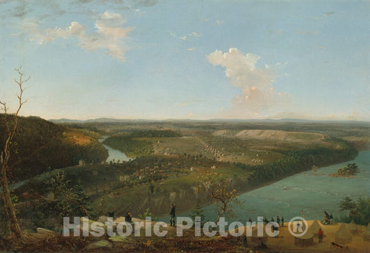Art Print : William MacLeod, Maryland Heights: Siege of Harpers Ferry, 1863 - Vintage Wall Art