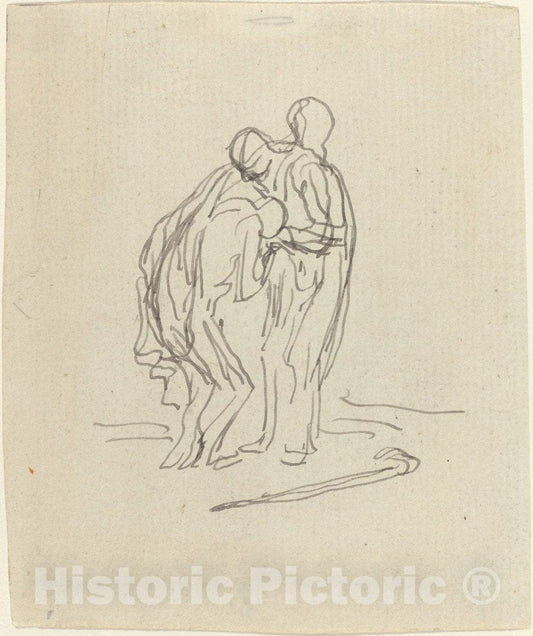 Art Print : HonorÃ© Daumier, The Prodigal Son - Vintage Wall Art