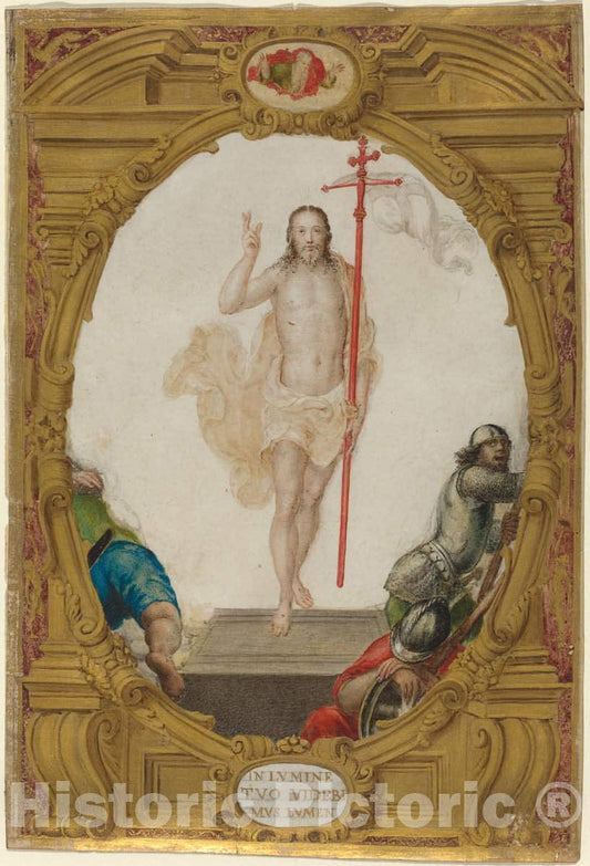 Art Print : Giorgio Colonna, The Resurrection, c. 1560 - Vintage Wall Art