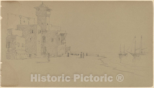 Art Print : Sanford Robinson Gifford, Sidon, c.1869 - Vintage Wall Art