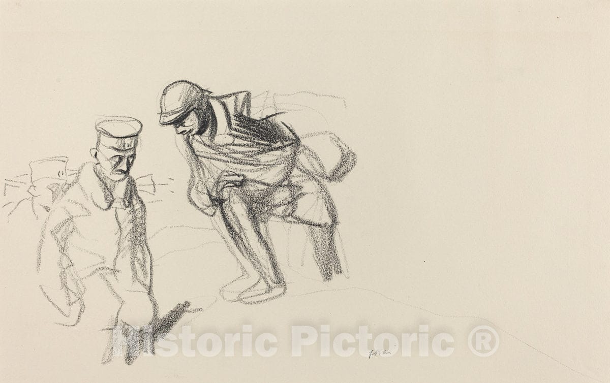 Art Print : Louis Forain, Lost Illusions, 1918 - Vintage Wall Art