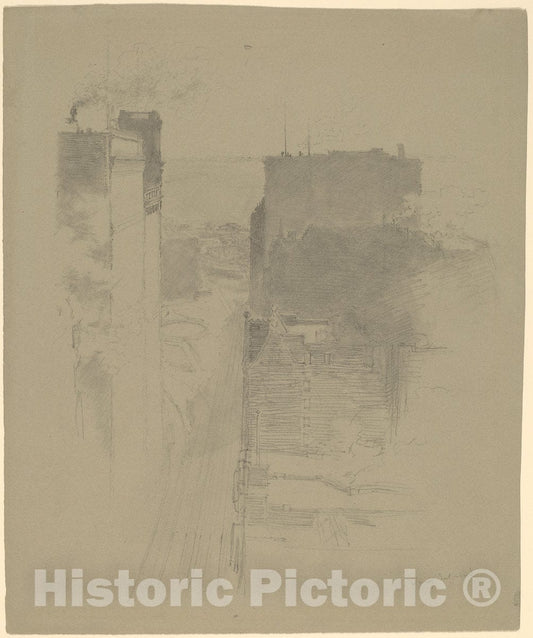 Art Print : Stanford White, The Battery, New York, c. 1900 - Vintage Wall Art