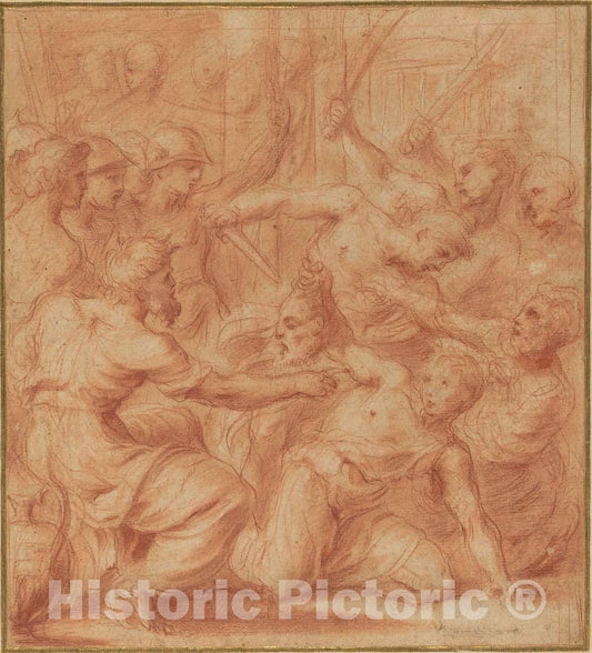 Art Print : Carlo Maratta, Judith with The Head of Holofernes - Vintage Wall Art