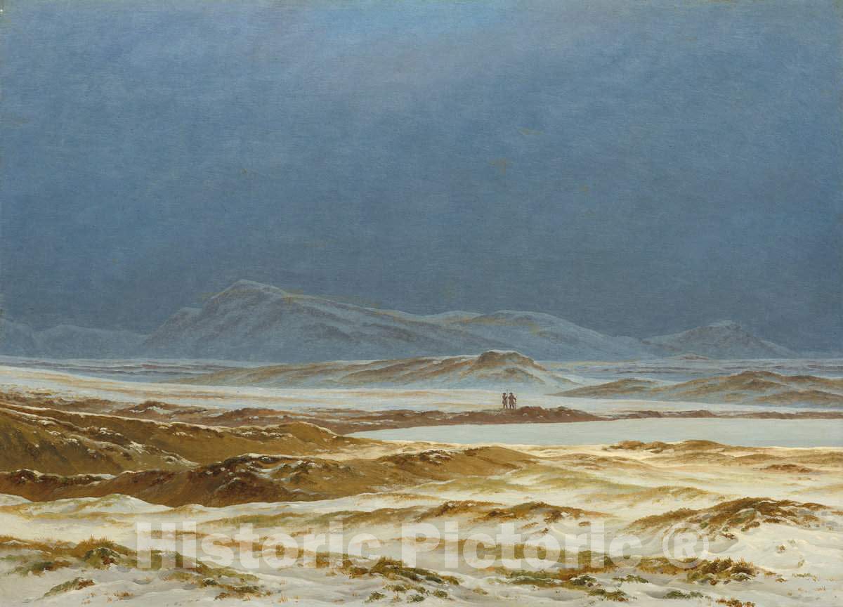 Art Print : Caspar David Friedrich, Northern Landscape, Spring, c. 1825 - Vintage Wall Art