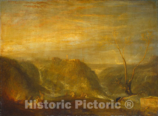 Art Print : Joseph Mallord William Turner, The Rape of Proserpine, 1839 - Vintage Wall Art