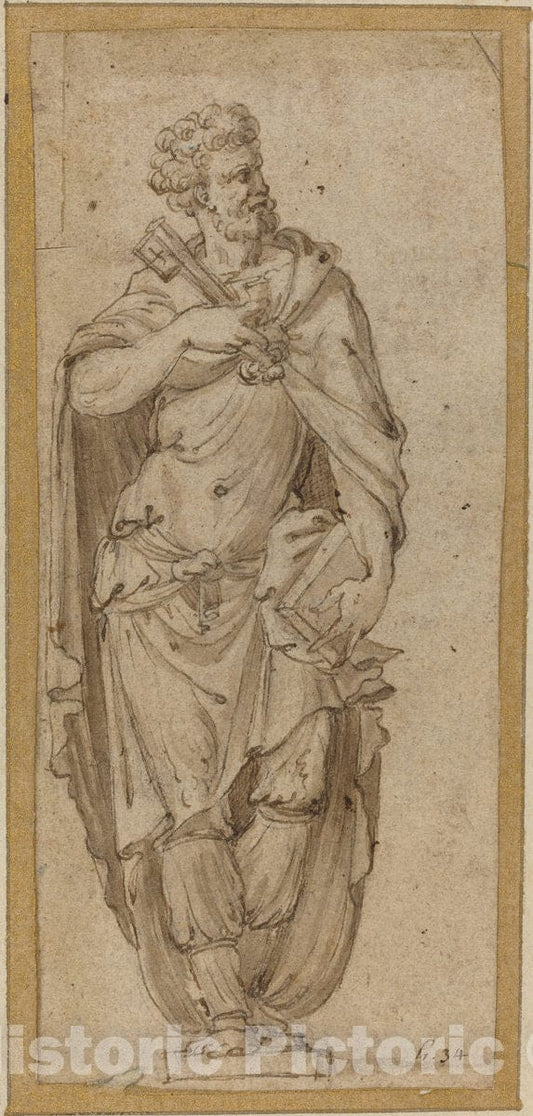 Art Print : Salviati, Saint Peter - Vintage Wall Art