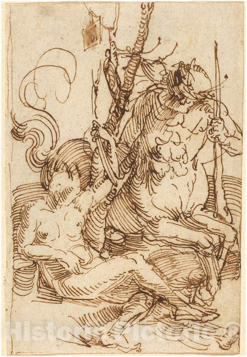 Art Print : Albrecht DÃ¼rer, The Centaur Family, 1505 - Vintage Wall Art