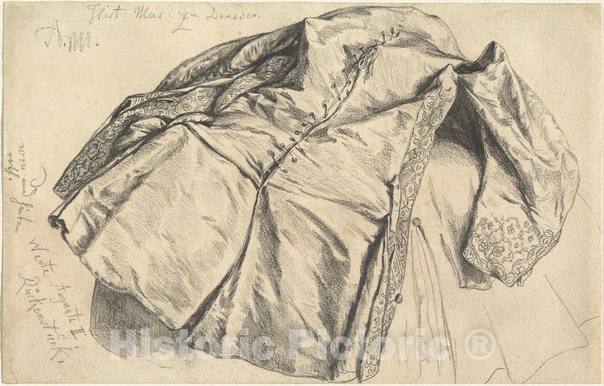 Art Print : Adolph Menzel, The Vest of August The Strong, 1840 - Vintage Wall Art