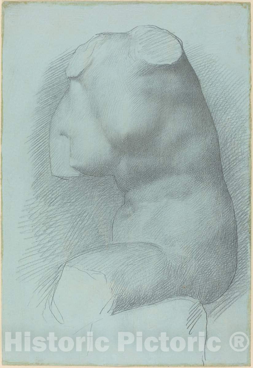 Art Print : Alphonse Legros, Study from The Antique - Vintage Wall Art